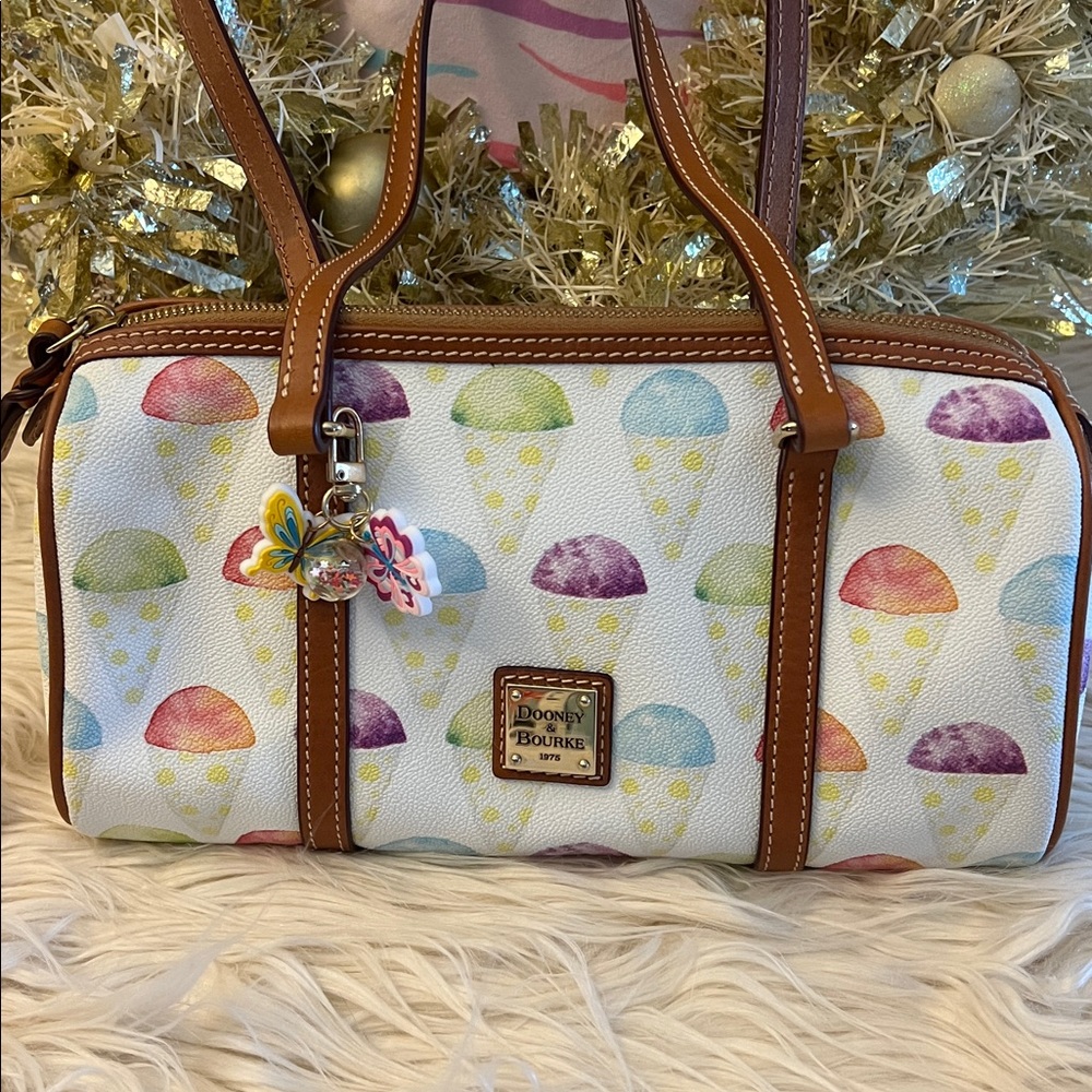 Dooney & Bourke Snow Cone Barrel Handbag